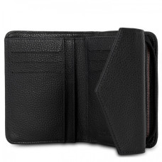Lancaster Foulonne Double Portefeuille Dos A dos 170-29 Noir