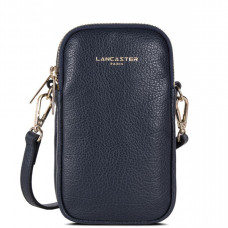 Lancaster Dune Smartphone Pouch Leather 129-28 Navy Blue