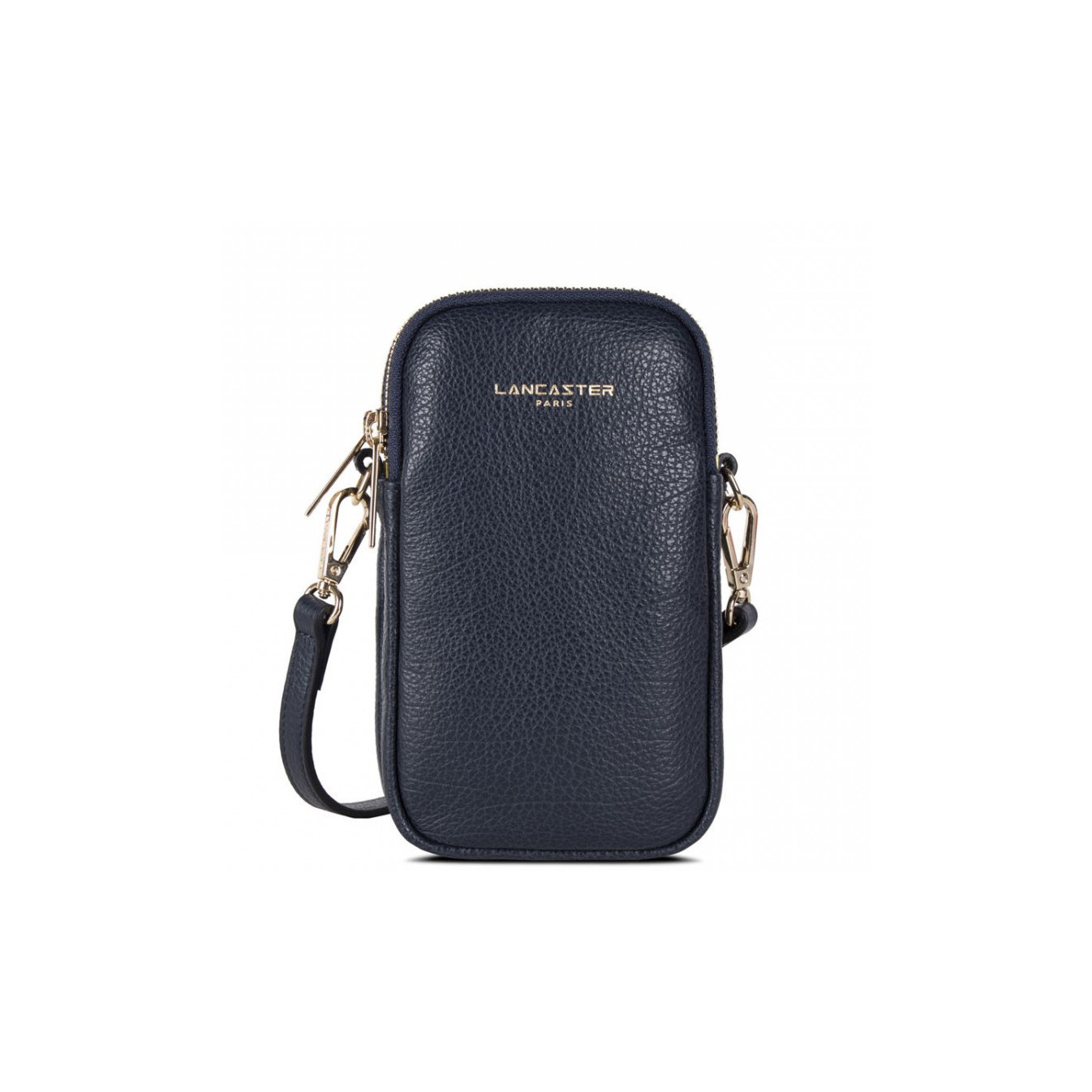 Lancaster Dune Smartphone Pouch Leather 129-28 Navy Blue