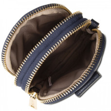 Lancaster Dune Smartphone Pouch Leather 129-28 Navy Blue