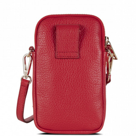 Lancaster Dune Smartphone Pouch Leather 129-28 Red