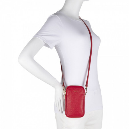 Lancaster Dune Smartphone Pouch Leather 129-28 Red