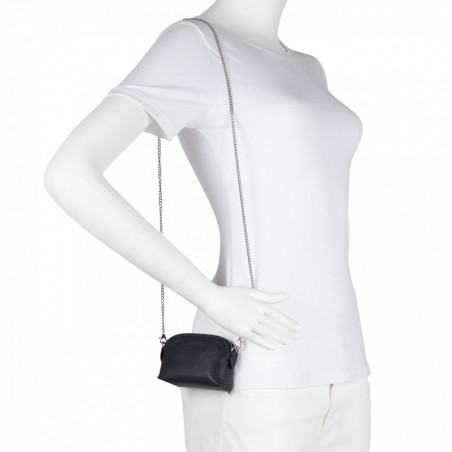 Lancaster Foulonne Double Money Pouch 170-28 Navy Blue