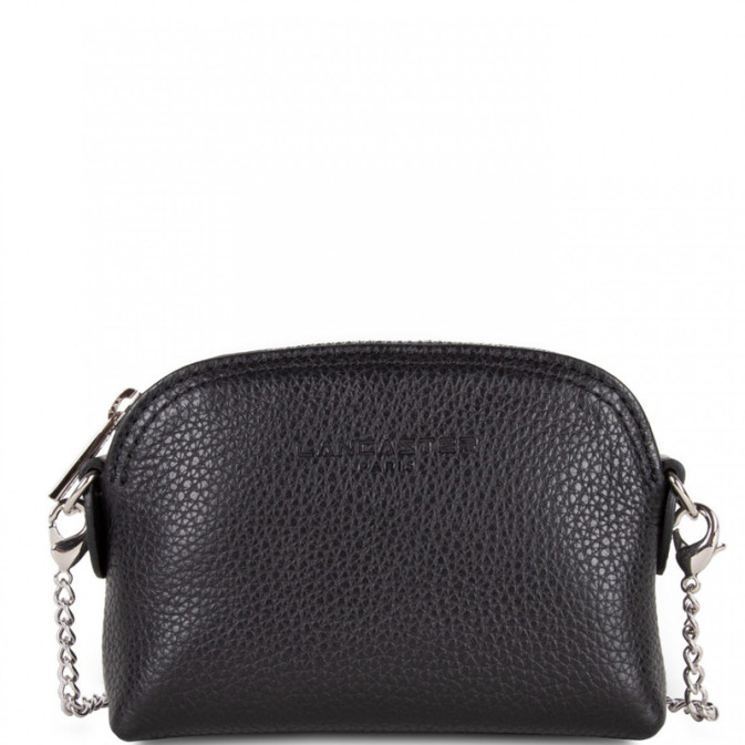 Lancaster Foulonne Double Coin Purse 170-28 Black
