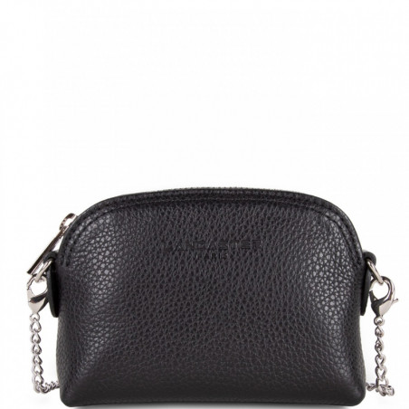 Lancaster Foulonne Double Coin Purse 170-28 Black
