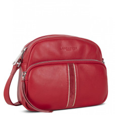 Lancaster Soft Vintage Sac Reporter 578-29 Rouge cote