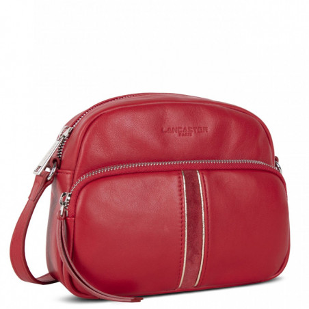 Lancaster Soft Vintage Messenger Bag 578-29 Red