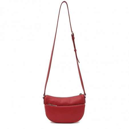 Lancaster Soft Vintage Sac Trotteur 578-27 Rouge dos