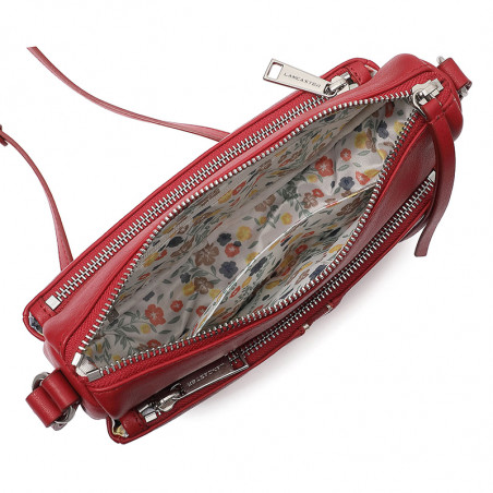 Lancaster Soft Vintage Trolley Bag 578-27 Red