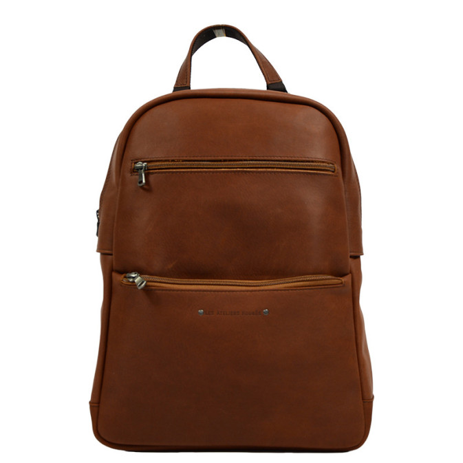 Les Ateliers Fourès Baroudeur Backpack Bourse F9451 Tawny