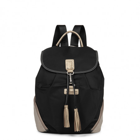 Lancaster Basic Sport Pompon Backpack 514-42 Black GC