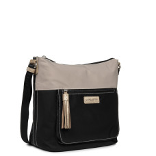 Lancaster Basic Pompon Sac Porté Travers 514-90 Noir GC cote