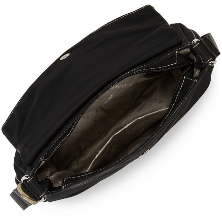 Lancaster Basic Pompon Shoulder Bag 514-91 Black GC
