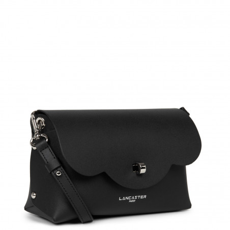 Lancaster City Trolley Bag 423-48 Black In Champagne