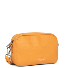Lancaster Gaufre Small Tote Bag 421-22 Ochre