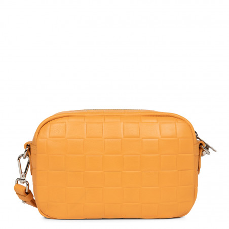 Lancaster Gaufre Small Tote Bag 421-22 Ochre