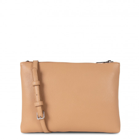 Lancaster Maya Crossbody Pouch 517-27 Natural-Cream and Nude Light