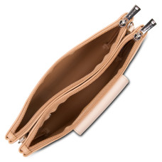Lancaster Maya Crossbody Pouch 517-27 Natural-Cream and Nude Light