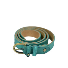 Mila Louise Pallas X Leather Belt Salicorne
