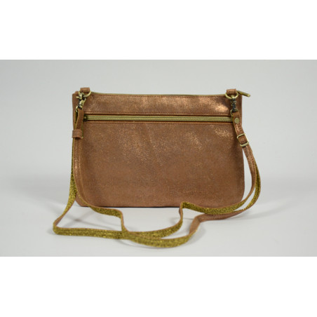 Mila Louise Nina X Sparkle Pouch Camel