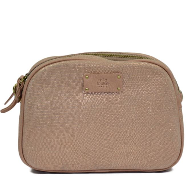 Mila Louise Ray L Nude Shoulder Bag