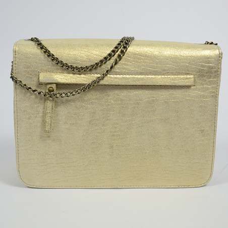 Virginie Darling Chacha Bubble Python Gold Bag